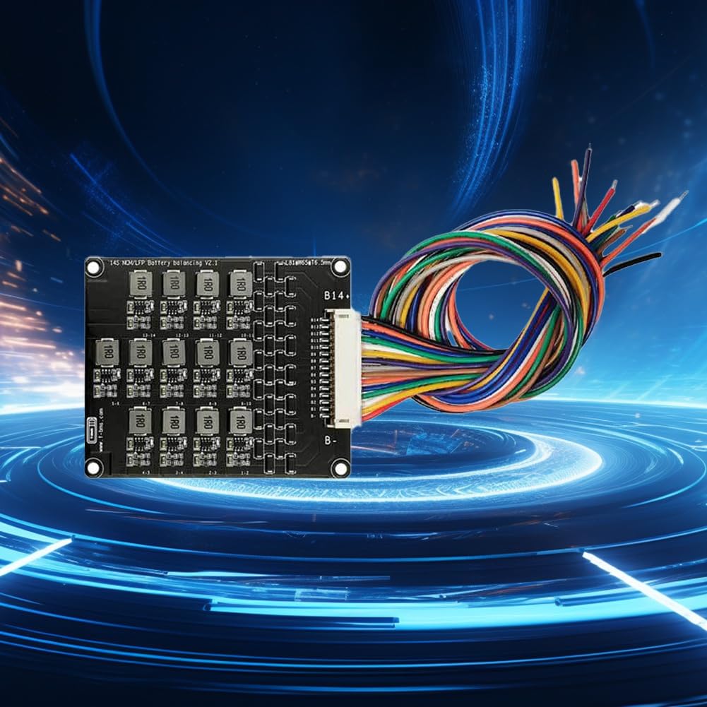 Active Balancer 1,2A Equalizer 14S Li-Ion Lifepo4 Energietransferplatine LTO Lithiumbatterie 14S