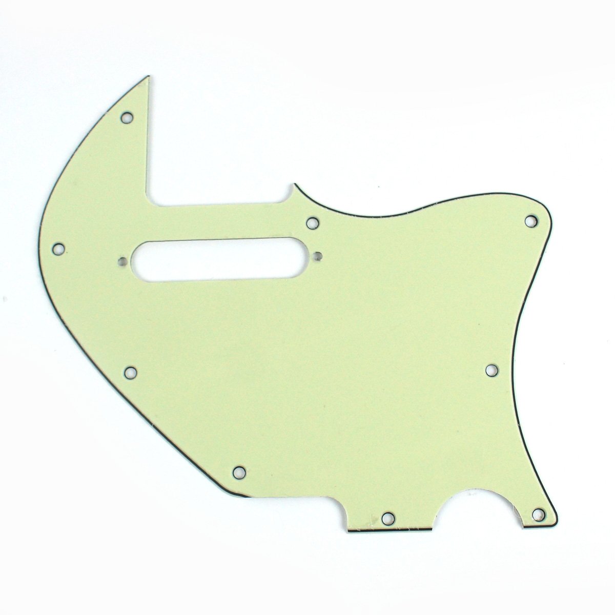ACOUSTASONIC TELE Hybrid Style Guitar Pickguard, 3Ply Vintage Mint Green