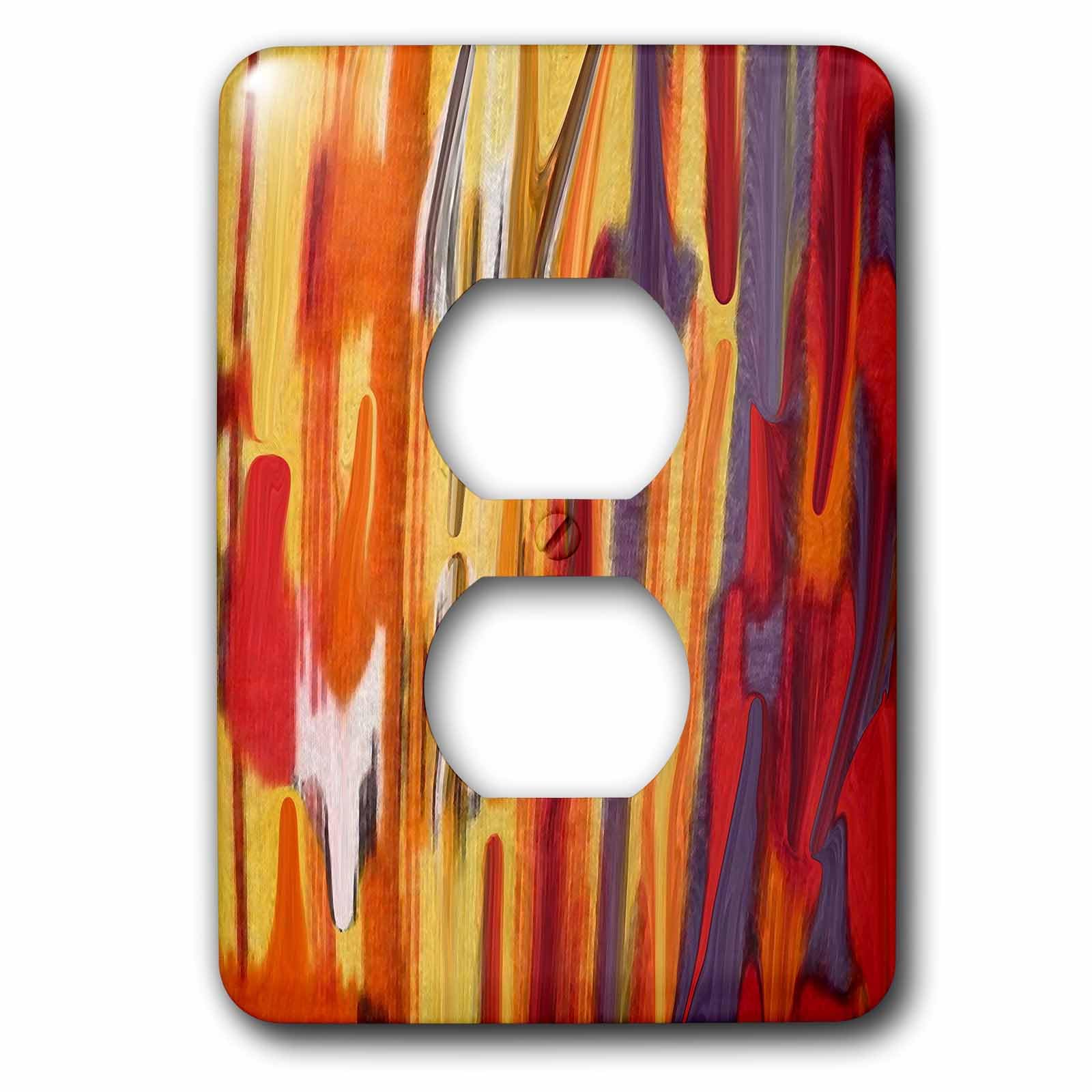 Couvercle de sortie pour feux de fusion plaque murale double prise 3dRose