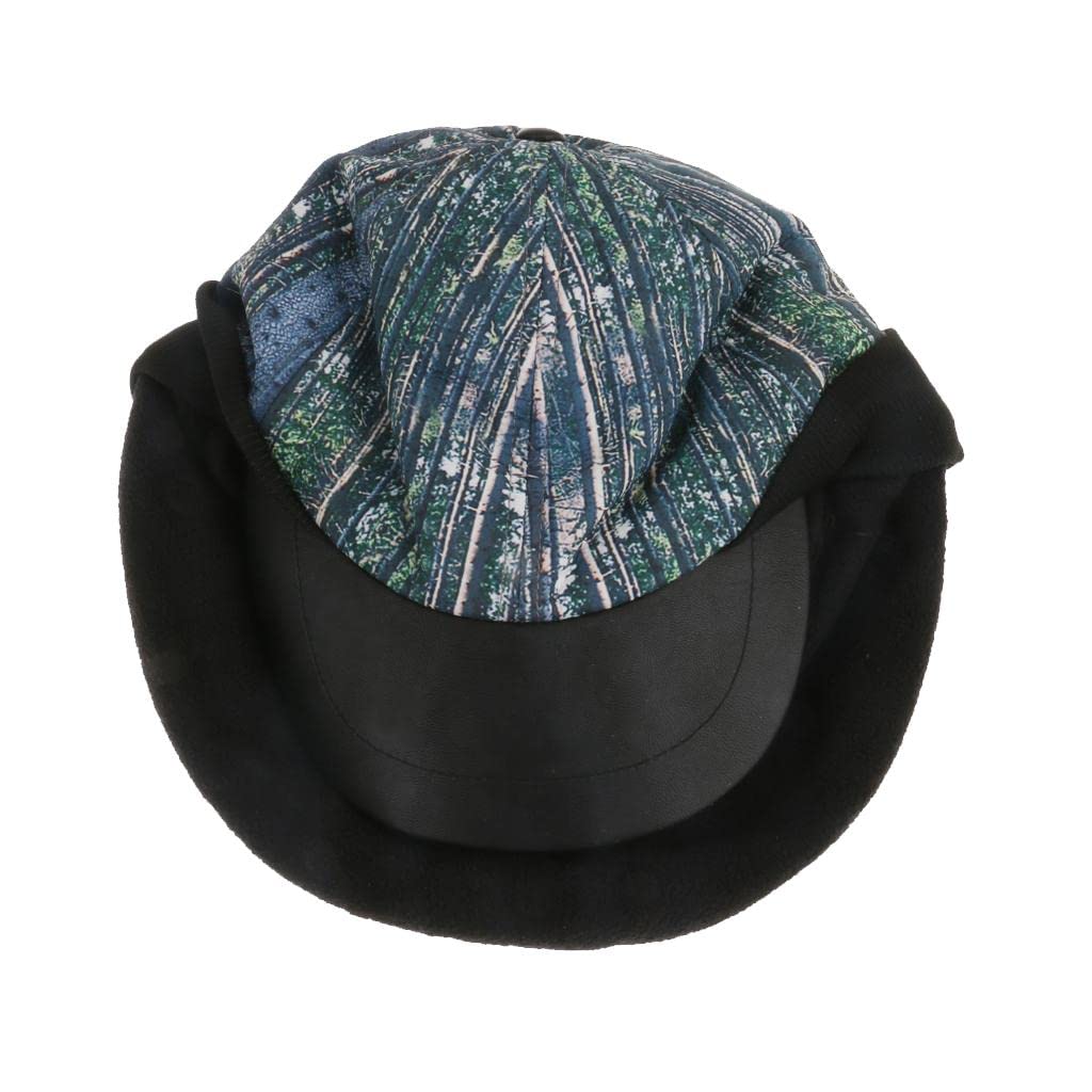 UJEAVETTE® Outdoor Anti-Freeze Cap Open Face Balaclava with Peak Camo Bamboo