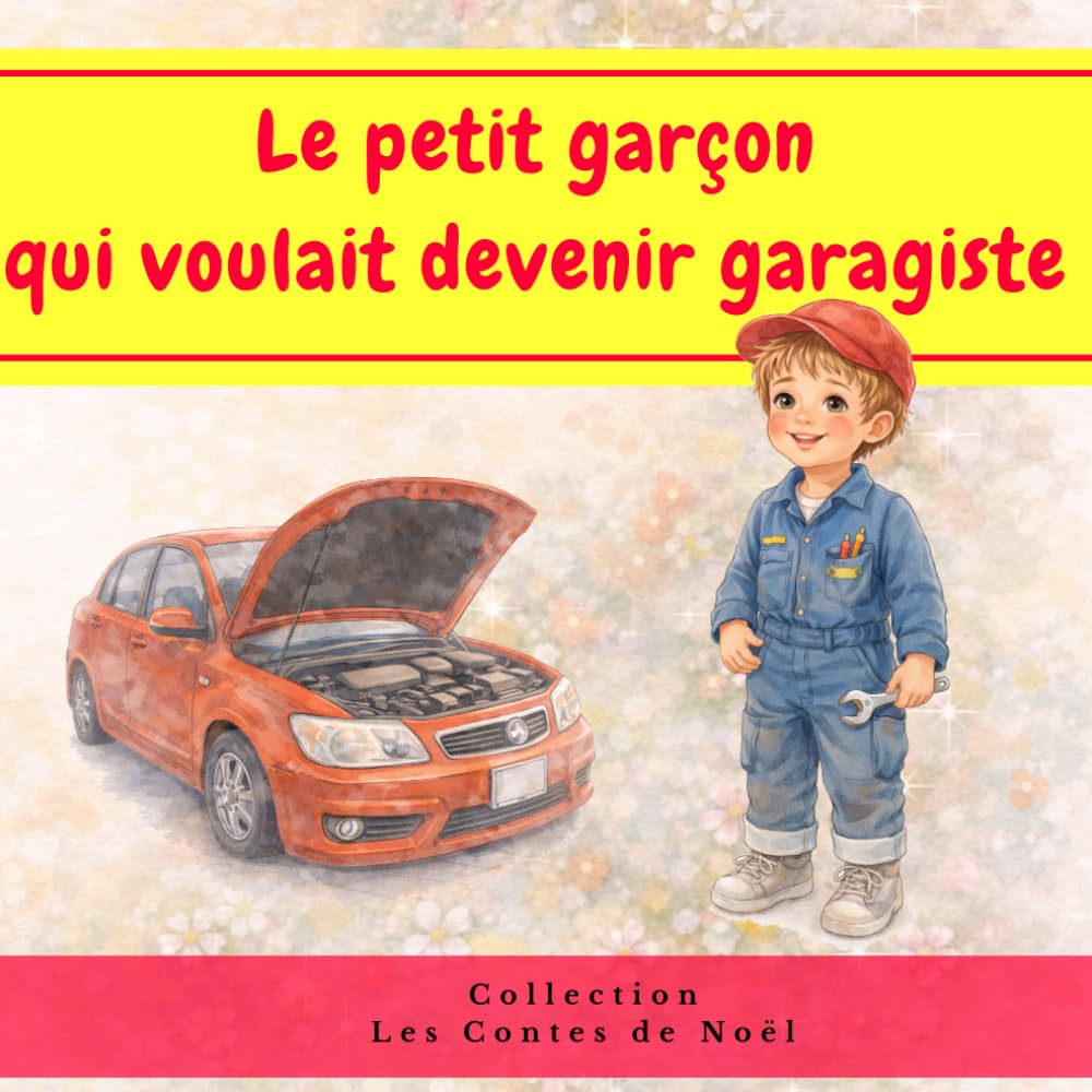Le petit garçon qui voulait devenir garagiste: Un beau conte illustré pour les enfants qui aiment les voitures