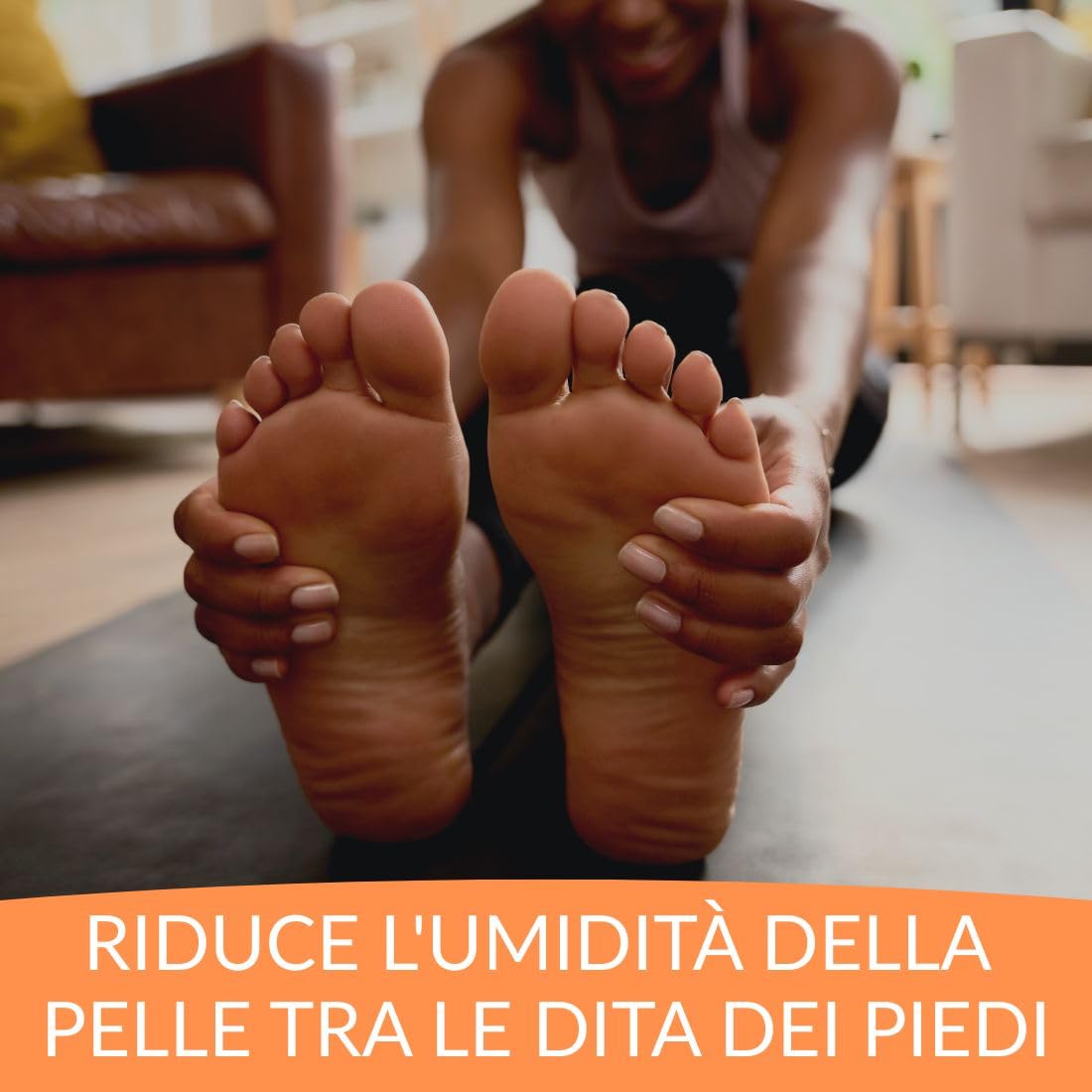Sale per i piedi per la cura dei piedi inclini alla micosi e pelle screpolata tra le dita 550g BINGOSPA