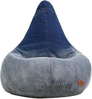 ZHHAOXINCH Sofá Puff, Reclinable de Diseñador, Vaquero, Puf para Interior-Exterior - 90cm x 80cm, Resistente al Agua, Silla Tipo Puf para Videojuegos, Sala de Juegos, Cowboy