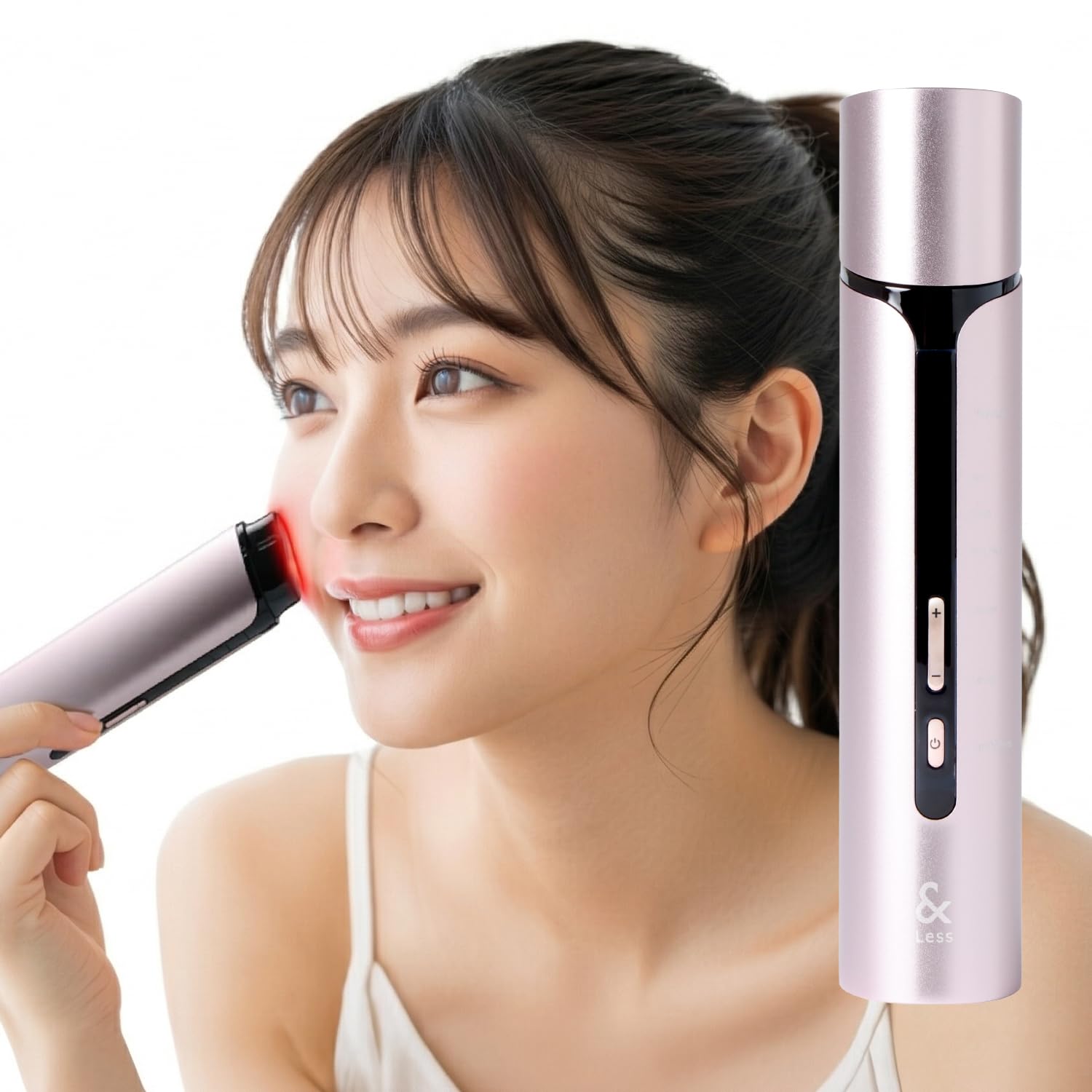 Amazon.co.jp: 【日本製 多機能 EMS RF 美顔器】&Less 3段階調整 安全