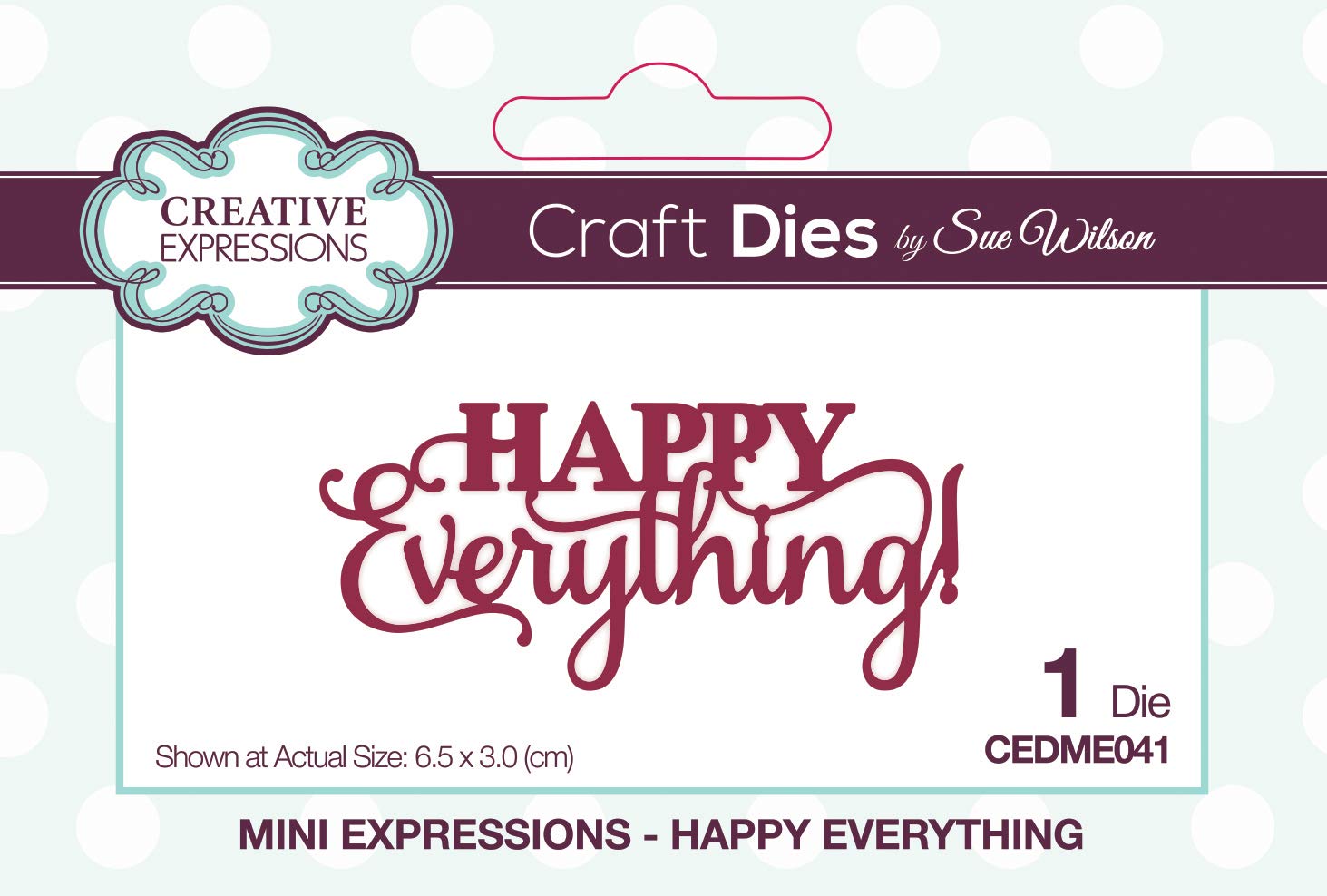 CREATIVE EXPRESSIONS 3PLCRAFT DIES EVERYTHING