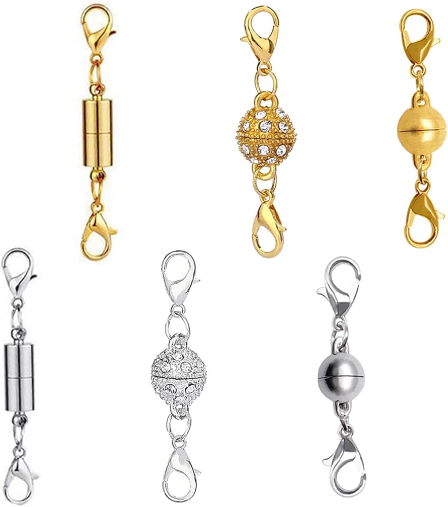 Amazon | BXSKRES(なか) ネックレス 留め具 マグネットクラスプ 6個 Amazon | BXSKRES(なか) ネックレス 留め具 マグネットクラスプ 6個