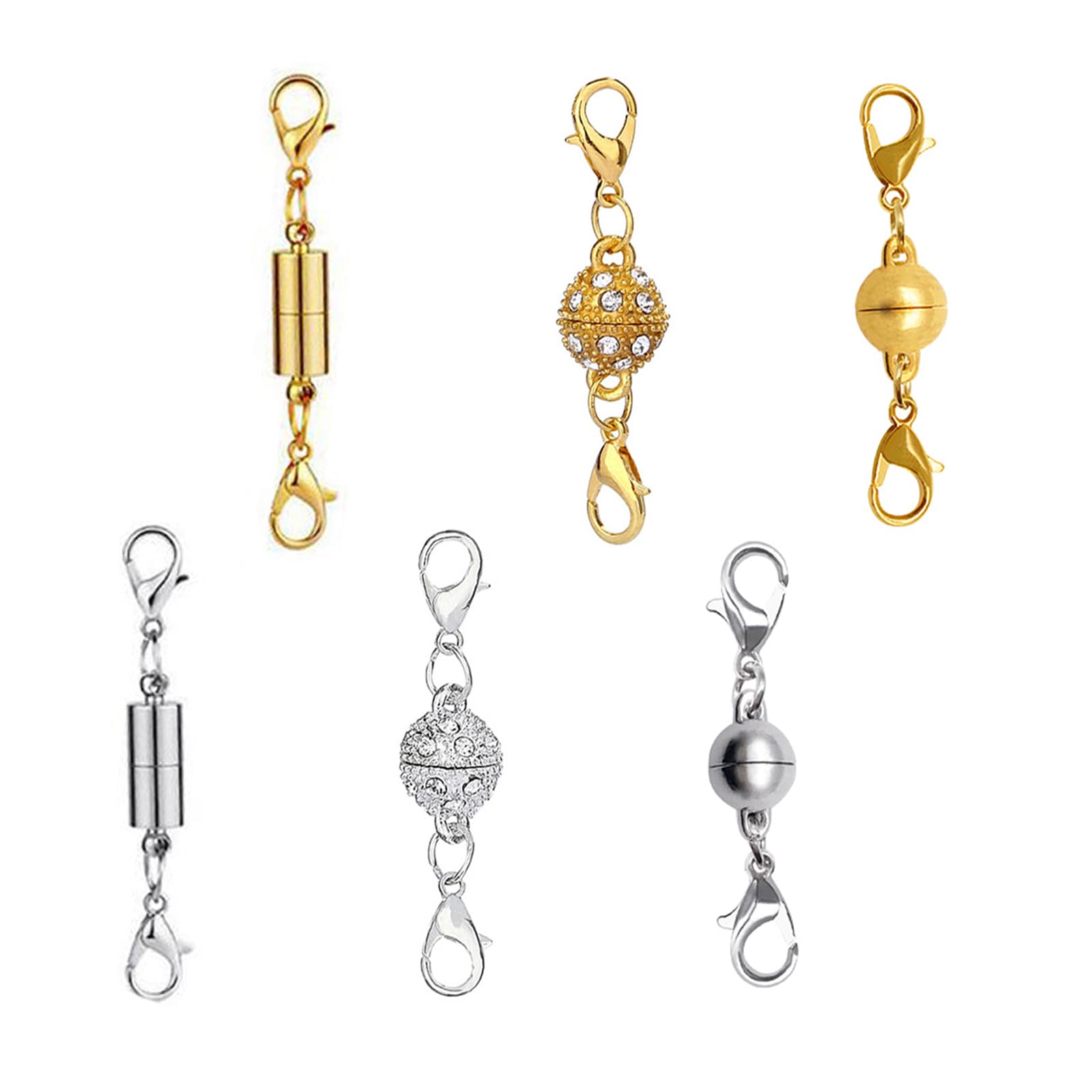 Amazon | BXSKRES(なか) ネックレス 留め具 マグネットクラスプ 6個