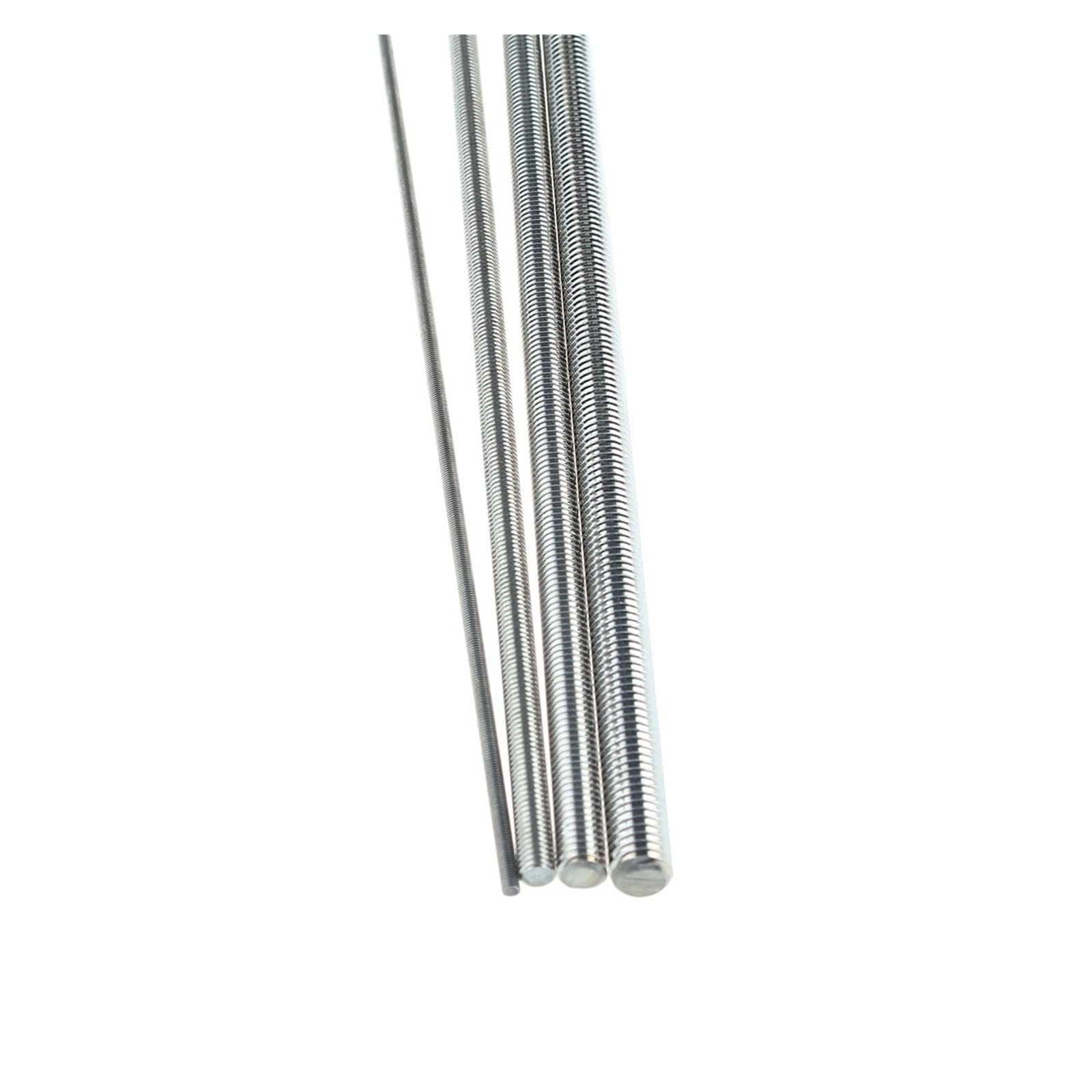 Varilla roscada, Varilla roscada, Barra de Rosca Completa, Tornillo de espárrago, Longitud 250 mm, Plata 304, Acero Inoxidable DIN975 M3 M4 M5 M6 M8 M10 M12 M14 M16 M18 M20(M18)