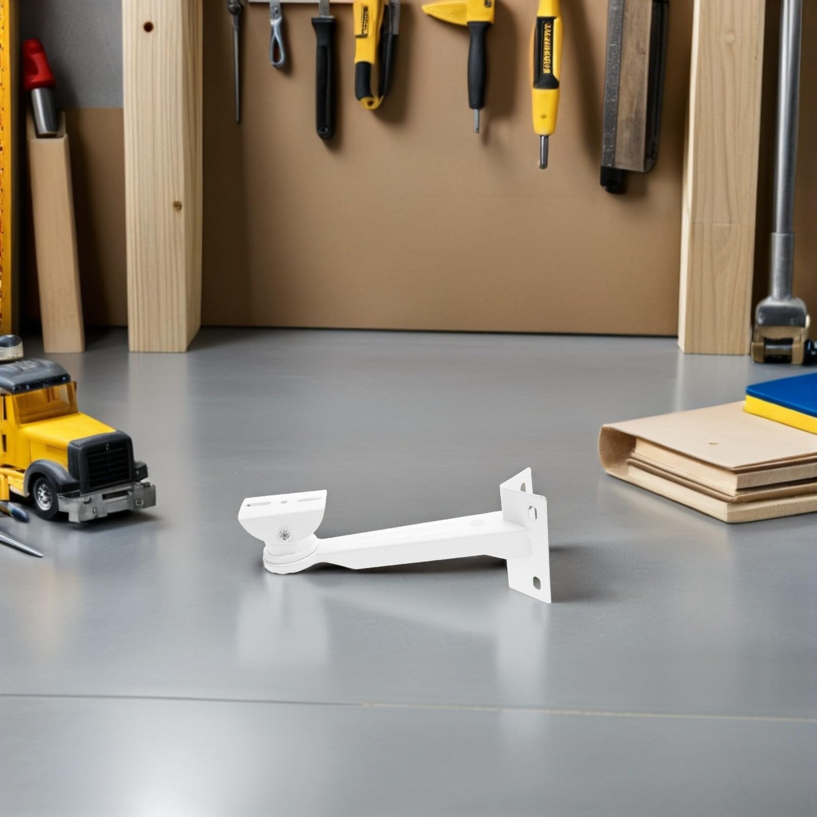 COLLBATH 2 Sätze Eckhalterung für Dome Security Camera aus Verstärktem Stahl mit Verstellbarem Wand-decken-montageadapter Platzsparend und Robust für Flexible Überwachung