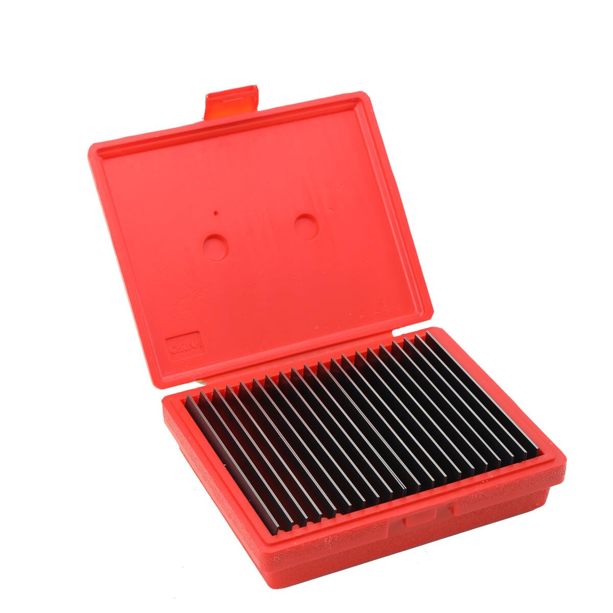 TABODD 20 Pair Thin Parallel Bar Set, 1/32in Thin Parallel Bar Set Machinist Lathe Tools High Accuracy 0.0005inch Lathe Parallel Bars Machinist Lathe Tools for Leveling and Adjustment of Milling