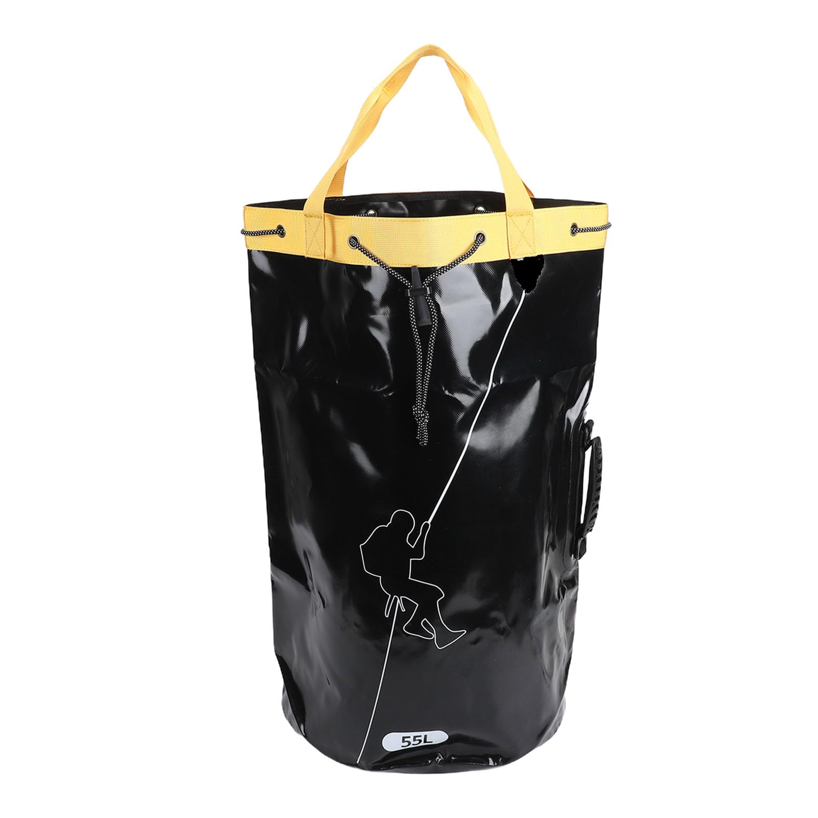PUSOKEI Bolsa de Almacenamiento de Cuerda de Escalada Mochila de Cubo Impermeable Duradera para Aventuras Al Aire, Material de PVC para Cascadas de Espeleología, Bolsa de Equipo