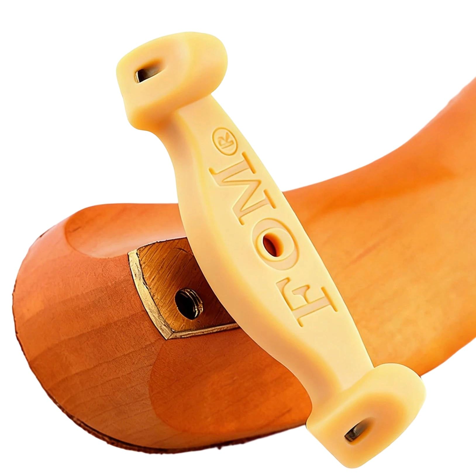 Apoyo Para El Hombro Del Violín Reposabrazos para violín de madera de arce con almohadilla de cuero | Fácil de transportar, cómodo para largas sesiones de juego.(Size3-4 4-4)