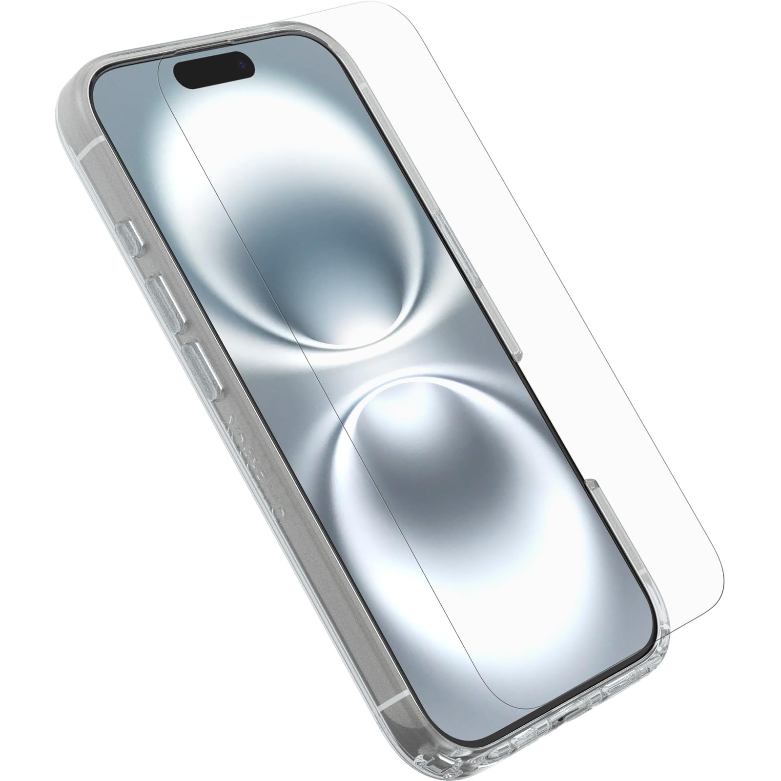 OtterBox Drop Protection Bundle for iPhone 16; Symmetry Series Clear MagSafe Case 3x Tested to Military Standard and Premium Glass Screen Protector - Image 3