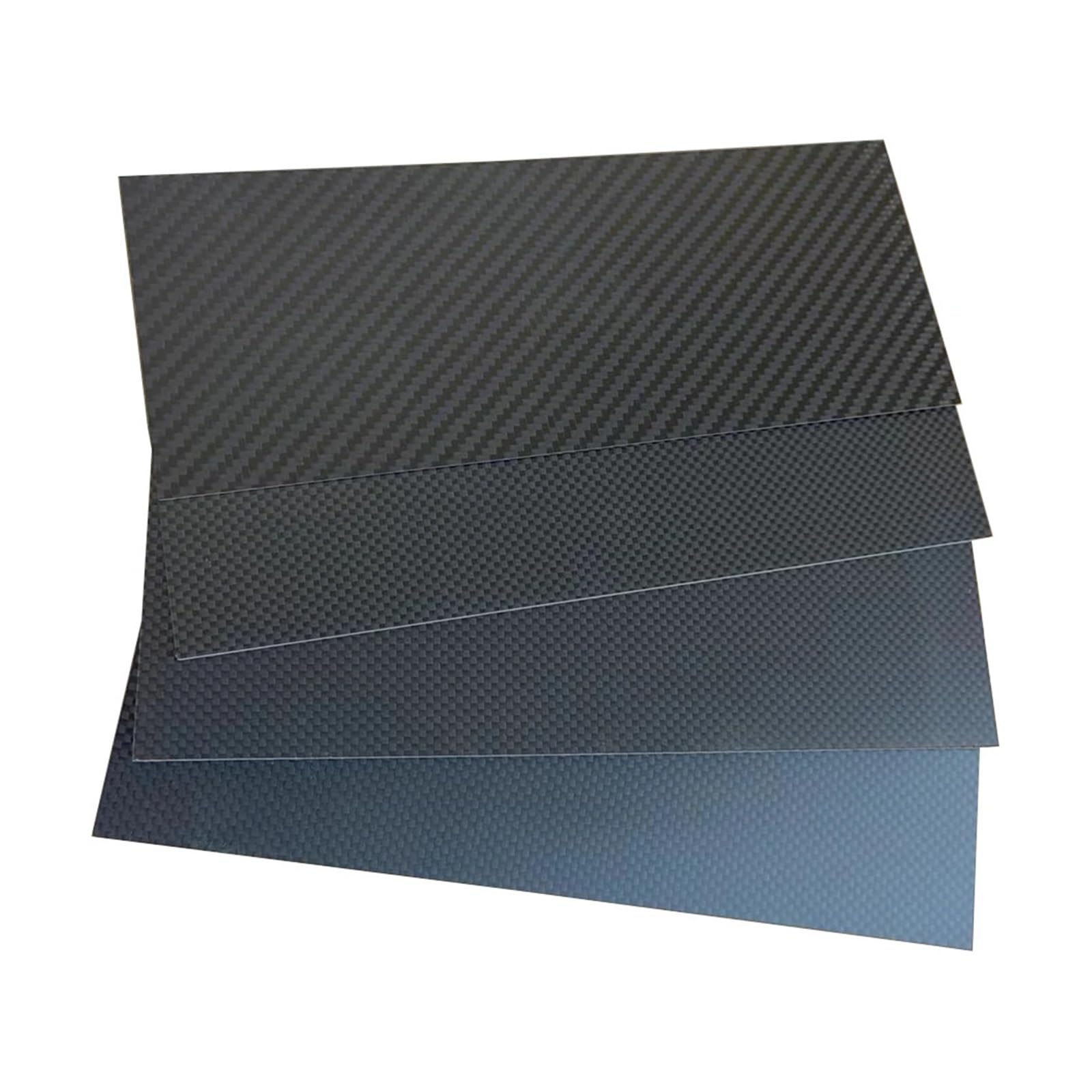 Scheda pannello in lamiera di fibra di carbonio opaca 3K twill