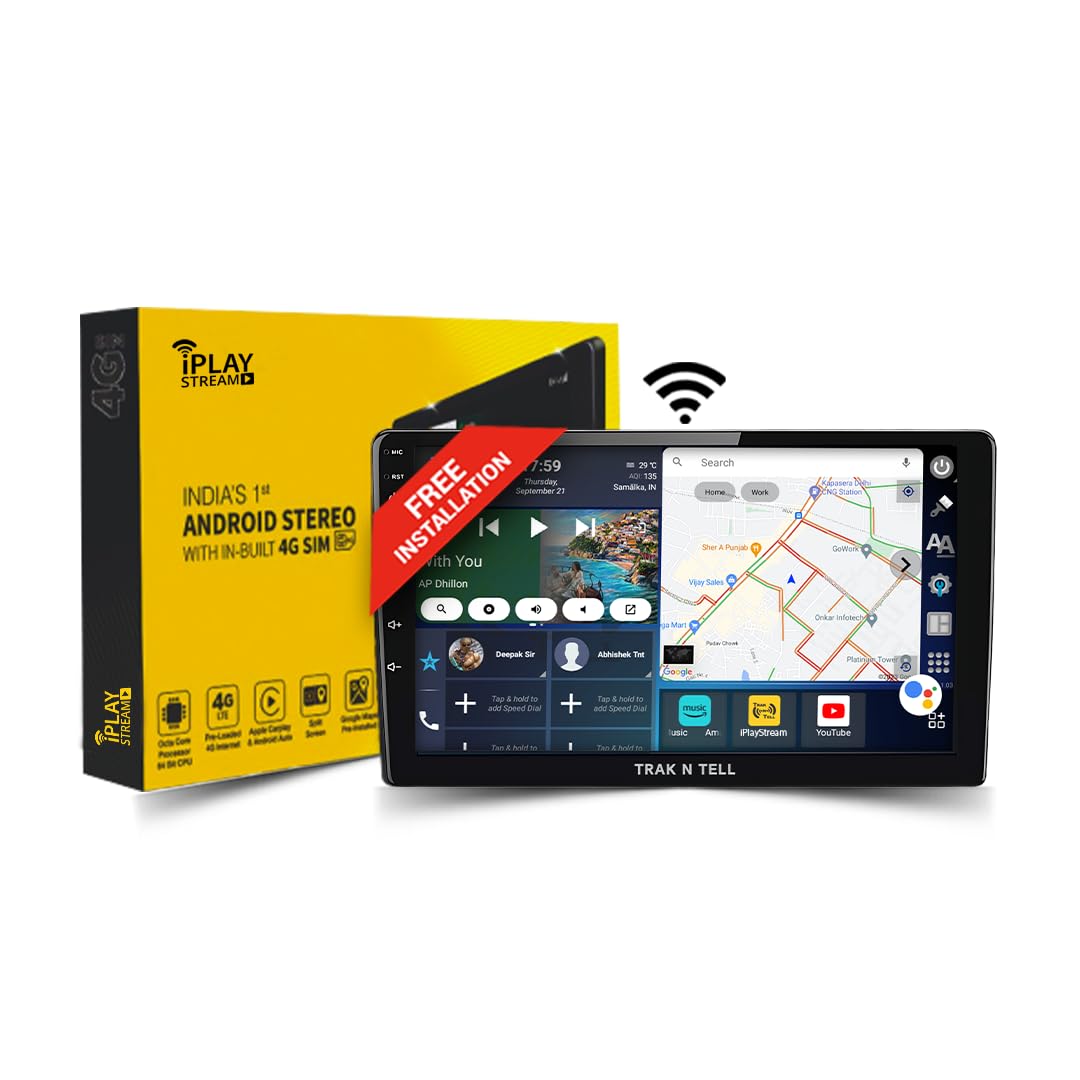 iPlayStream Touch Screen 9 Inches Android Car Stereo 2GB RAM + 32GB ROM with CarPlay, Inbuilt 4G SIM, Free Internet and Free Installation* (B0D8PDZWF6) Amazon Price History, Amazon Price Tracker