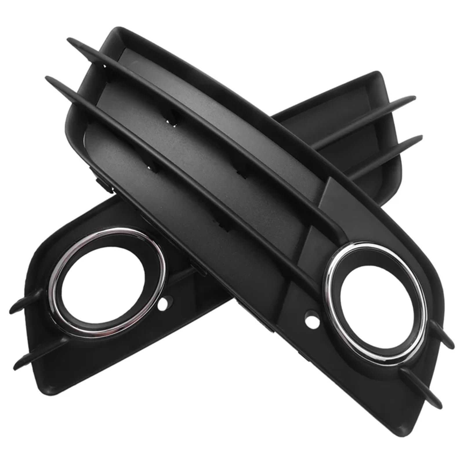 1 paio di griglia di copertura della griglia della luce fendinebbia del paraurti anteriore compatibile con Audi A4 S-LINE S4 2008-2012 8K0807681C 8K0807682C