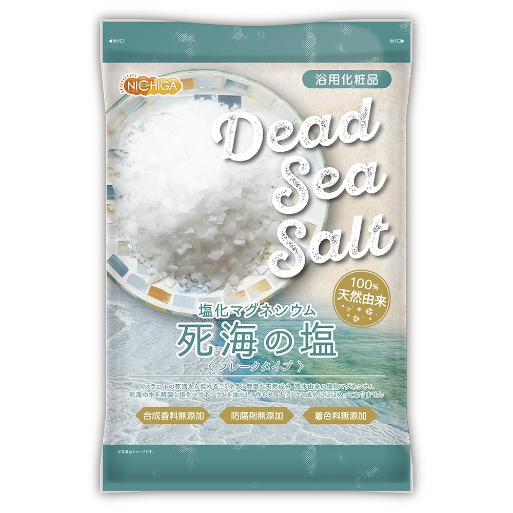 NICHIGA 死海の塩3.5キロ Amazon | NICHIGA(ニチガ) 〈フレークタイプ〉 死海の塩 Dead Sea Salt