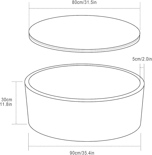 Miniatura 2 de TRENDBOX Bola de espuma de memoria suave esponja interior redonda bola Pit (sin bolas) para niños pequeños - blanco
