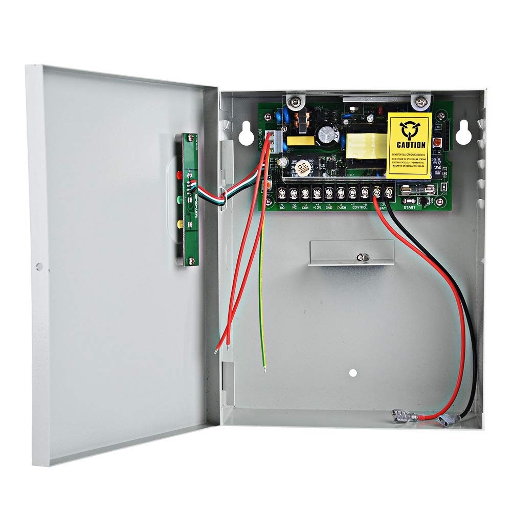 Topiky TA-208CK-D AC 110-240V DC System kontroli dostępu do drzwi Zasilacz UPS