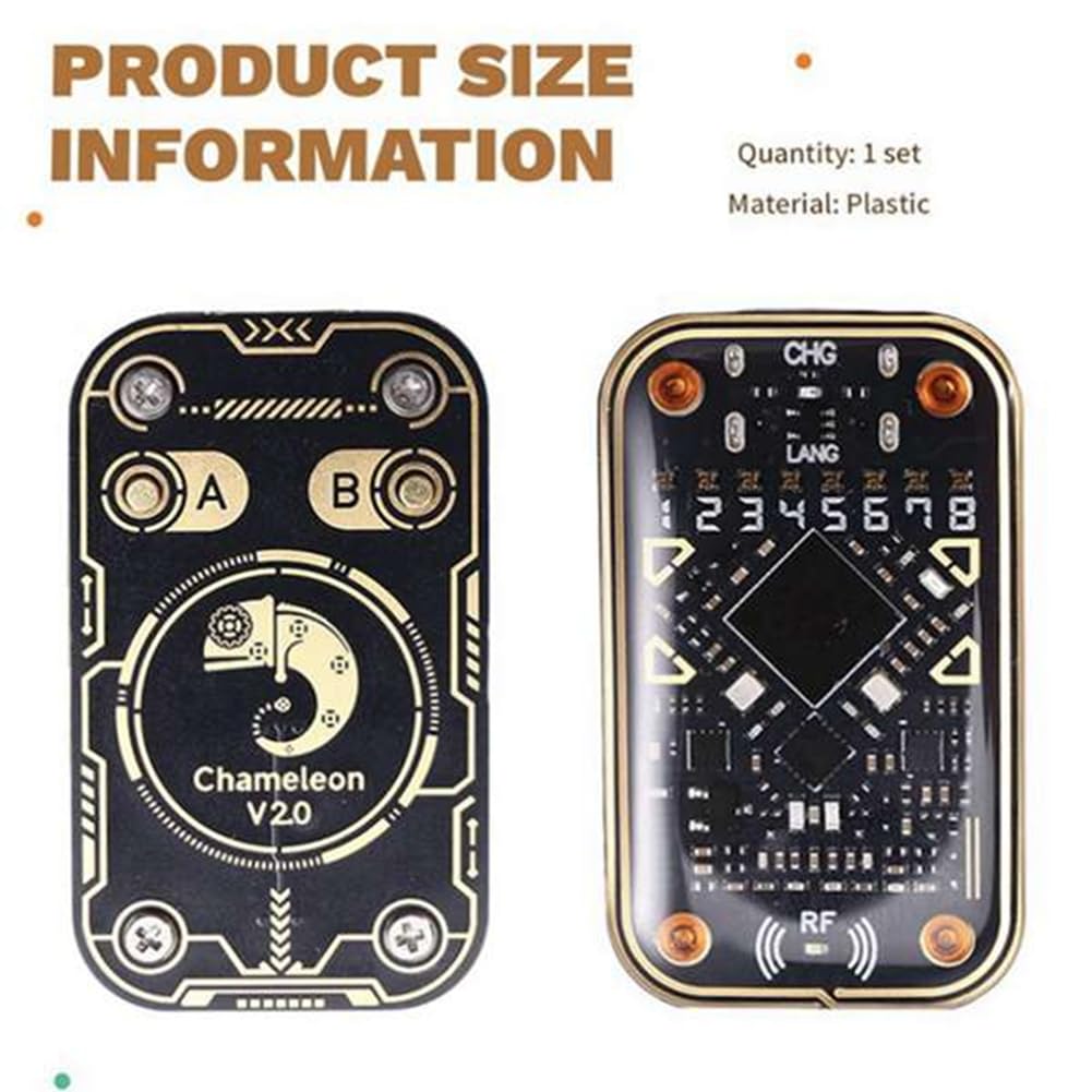 Chameleon Ultra V2.0 RFID Ultimate Emulator NFC Duplicatore+3xCuid 6xuid Keychain 125kHz 13.56MHz Decode SCHED RFID Reader
