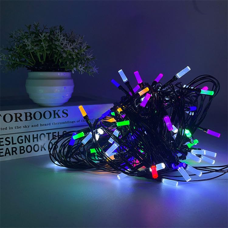 VIVITO Multi-Color Decorative LED String Lights | Waterproof, Connectable, Twinkling Lights for Home, Garden, Festival, Party |10 to 50ft |20–100 Bulbs | (Multicolor- 65 Bulb-35 Feet Long, Pack of 1)