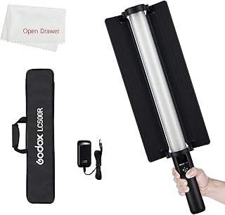 GODOX LC500R RGB LED Light Stick Camera &amp; Photo Accessories Lighting,2500K-8500K Full Color, 14 Lighting Effects, with Bar...