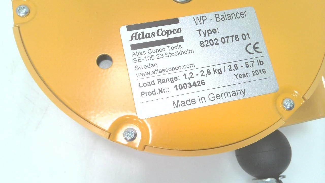 Atlas Copco 8202 0778 00, Wp Tool Balancer, Wp 05-1 8202 0778 00