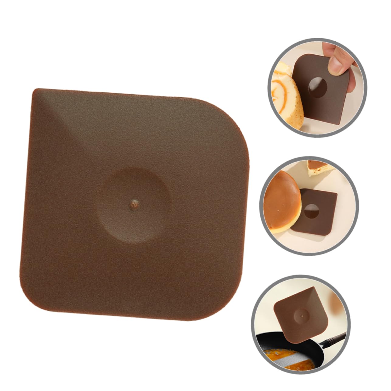 MOLUCKFU Dish Scraper Tool Pan Scraper Kitchen Cleaner Plastic Multi-purpose Compact