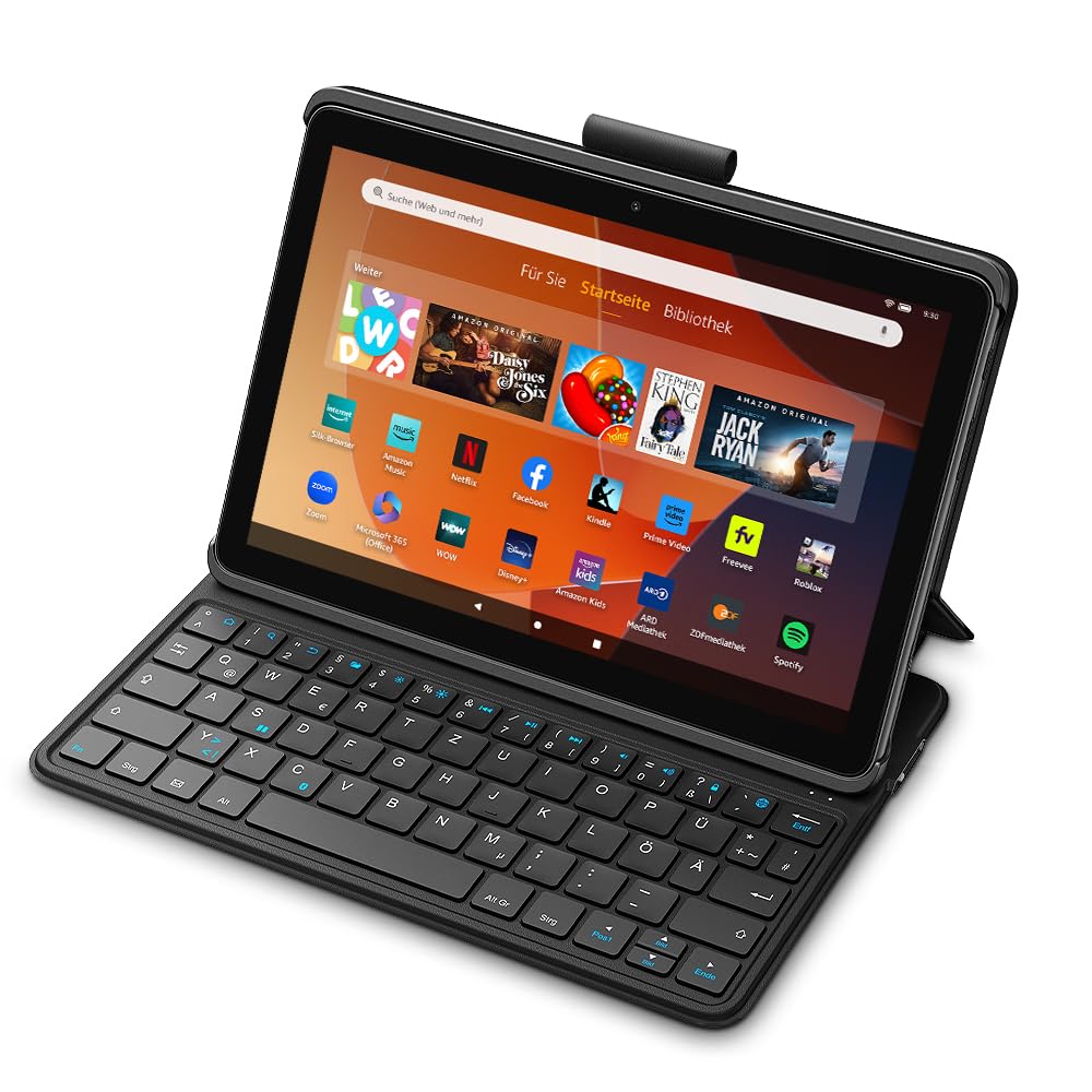 Fintie Brandneu und „Made for Amazon“: Bluetooth-Tastaturhülle für Amazon Fire HD 10 (13. Gen. – Bild 2