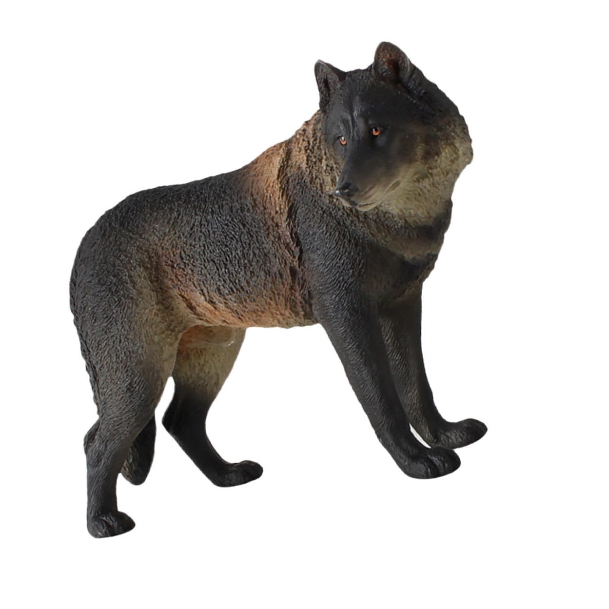 Figura de Animal Salvaje Realista 1 Pieza PVC Negro para Niños