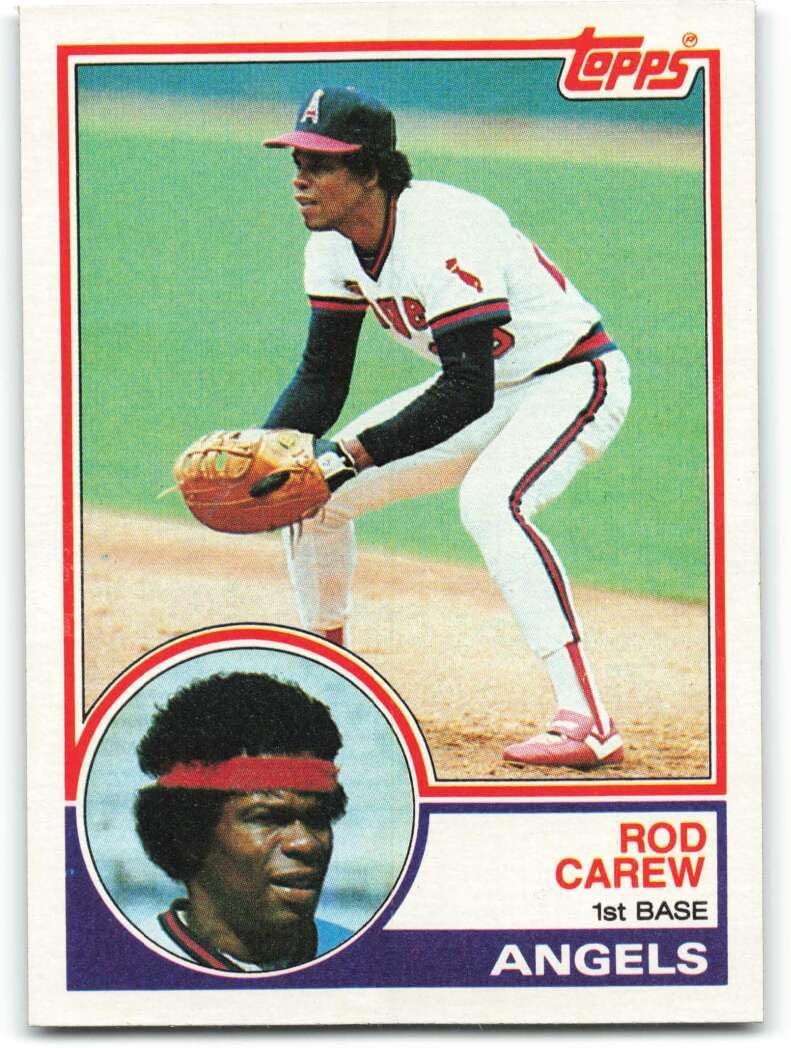 Baseball MLB 1983 Topps #200 Rod Carew Angels