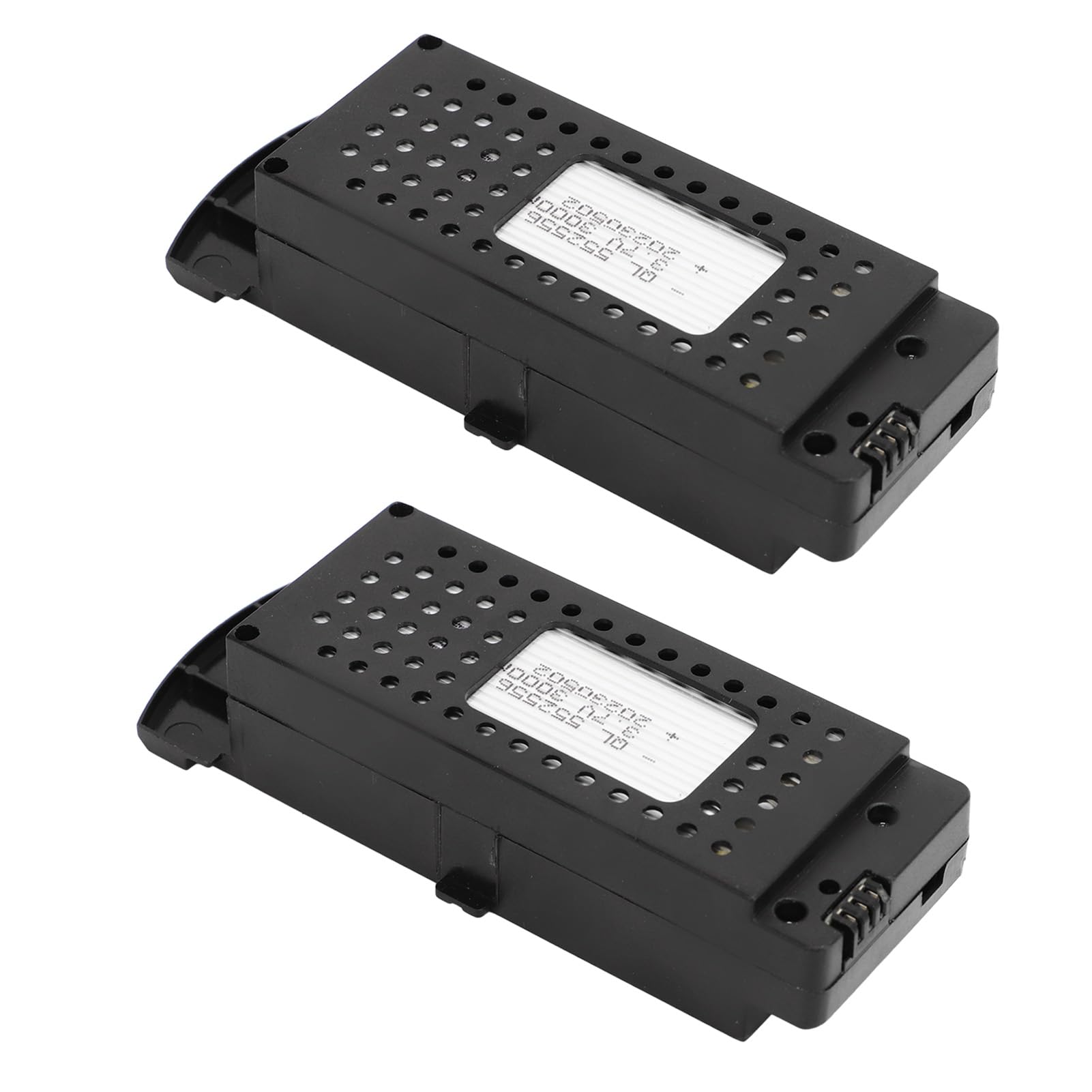 KIMISS Bateria do drona 3.7V 3000mAh, 2 sztuki, ładowanie z ochroną, przenośna, z kablem 3w1 for S6 G6