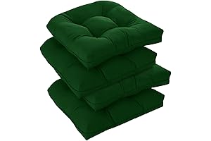 Downluxe Outdoor Chair Cushions Set of 4, Forest Green