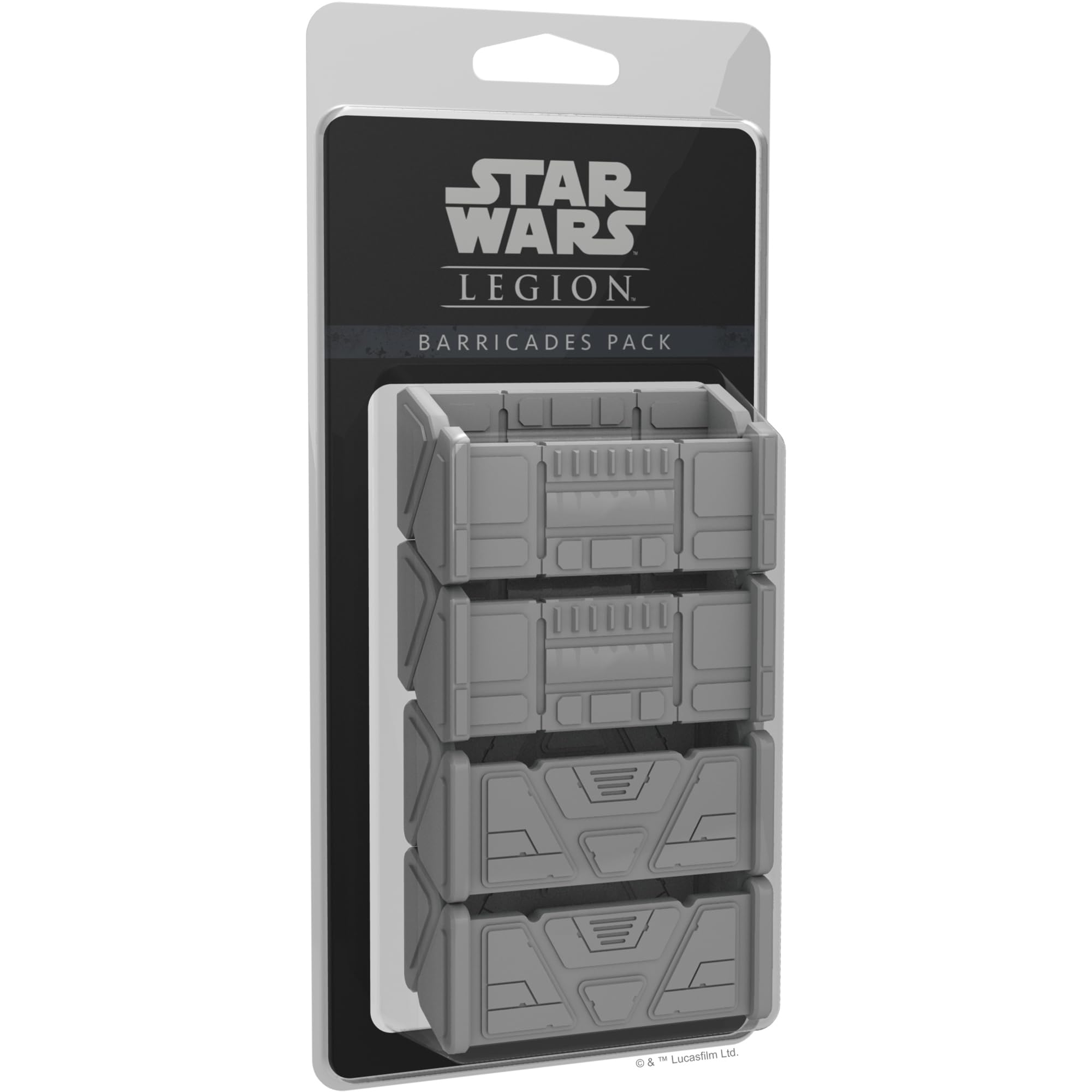 Feldherr HSMEGS040BO Plateau en Mousse Compatible avec Star Wars Legion : Fournitures prioritaires Agrandissement du Champ de Bataille Pack Barricades