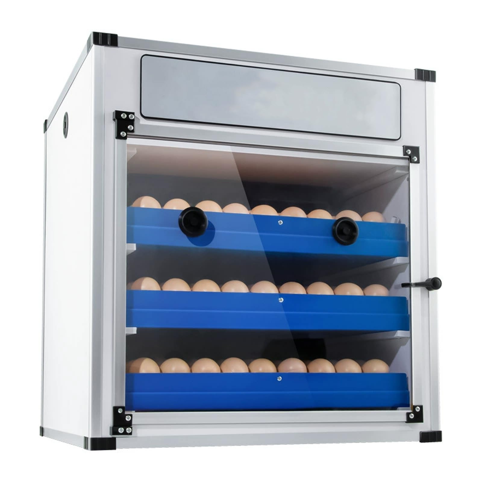 Automatyczny Inkubator Do Jaj Z Kontrolą Temperatury I Wilgotności, Duży Cyfrowy Wylęgarnia Drobiu, Do Jaj Kurcząt, Kaczek, Gęsi, Gołębi(Size:204 eggs)