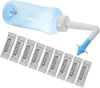 HAWILLOSCH 1 Juego Lavado nasal equipo de irrigación nasal irrigador nasal portatil irrigador nasal plastico enjuague nasal salino herramienta de enjuague nasal abdominales