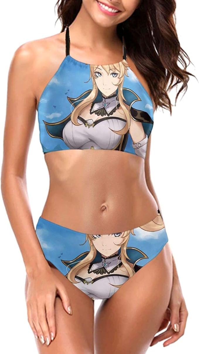 Amazon 原神インパクトアクションゲームキャラクタージャンサマービーチ女子ビキニセットホルター水着 ビキニ セパレーツ 通販