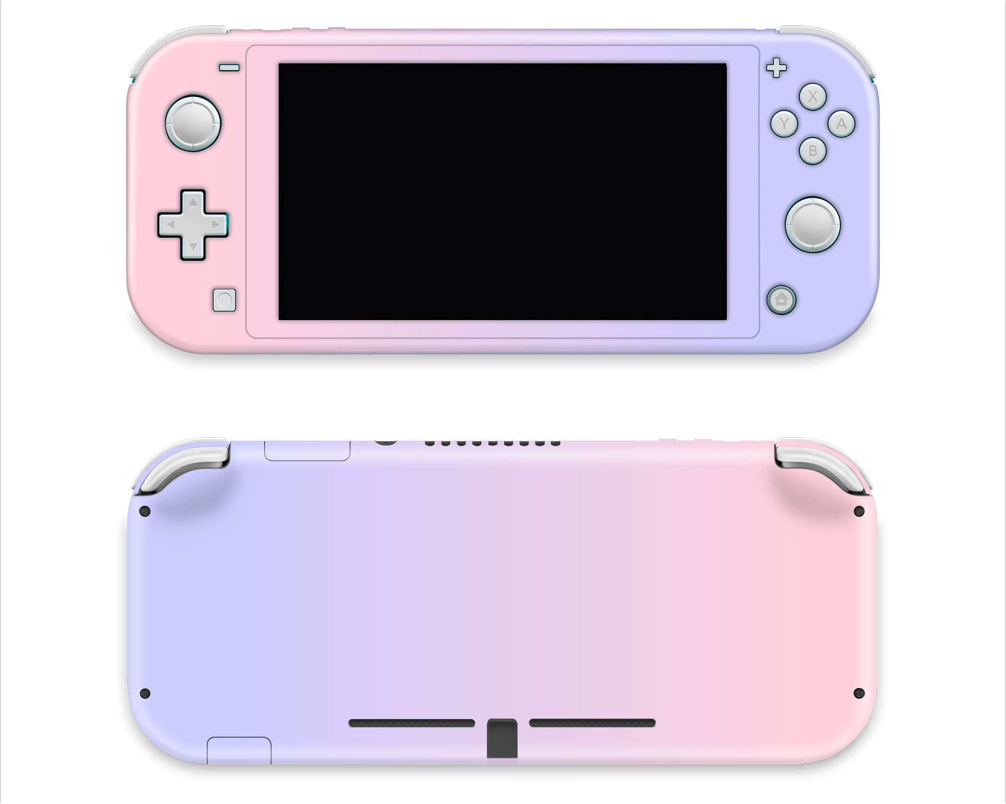Pastel Pink Purple Gradient Full Wrap for Switch Lite 3M Premium Vinyl 3M overlaminate