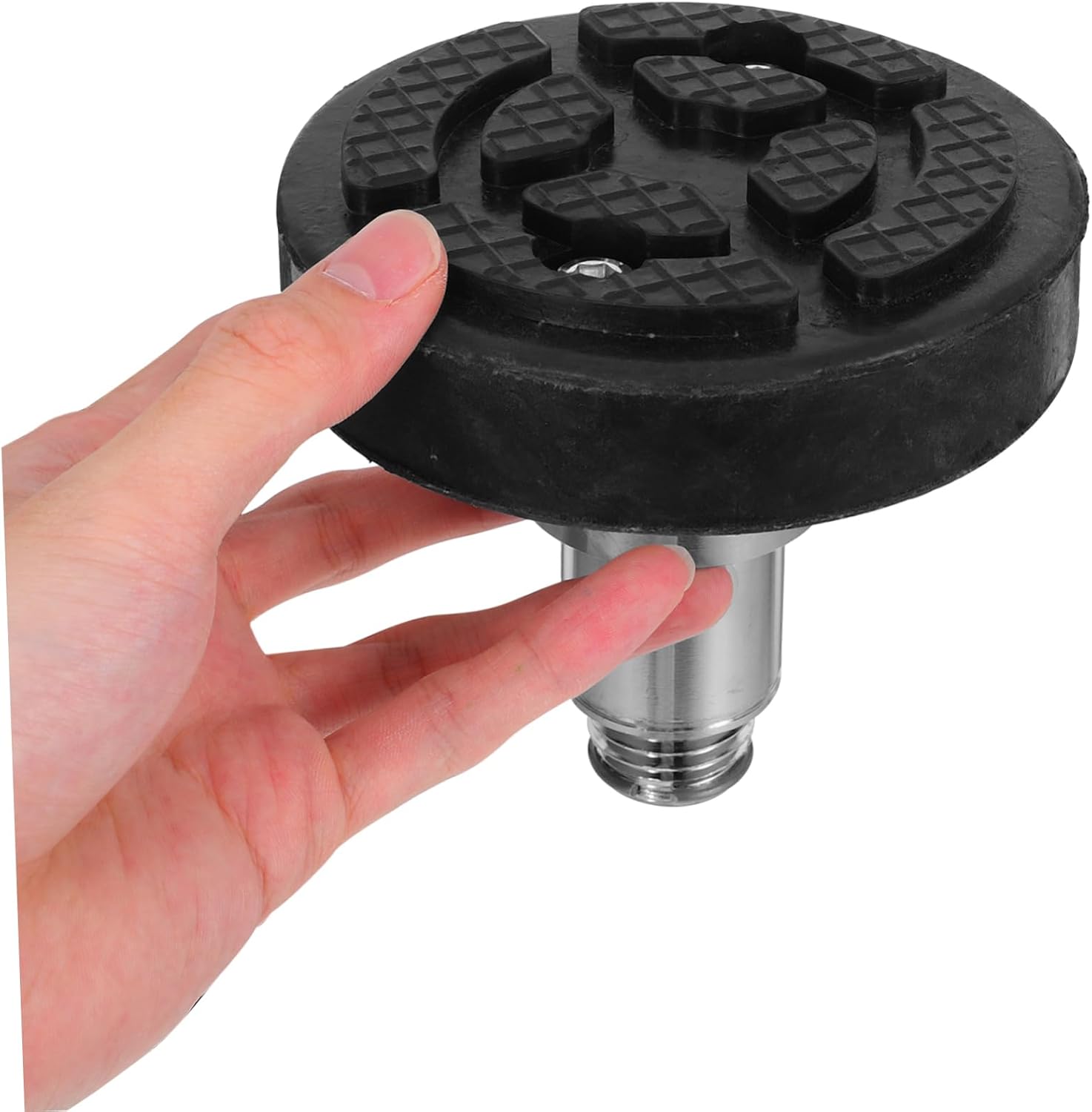 Garneck Rubber Jack Pad Tray Non Slip Round Lift Block for Vehicle Lifting Compatible with Various Car