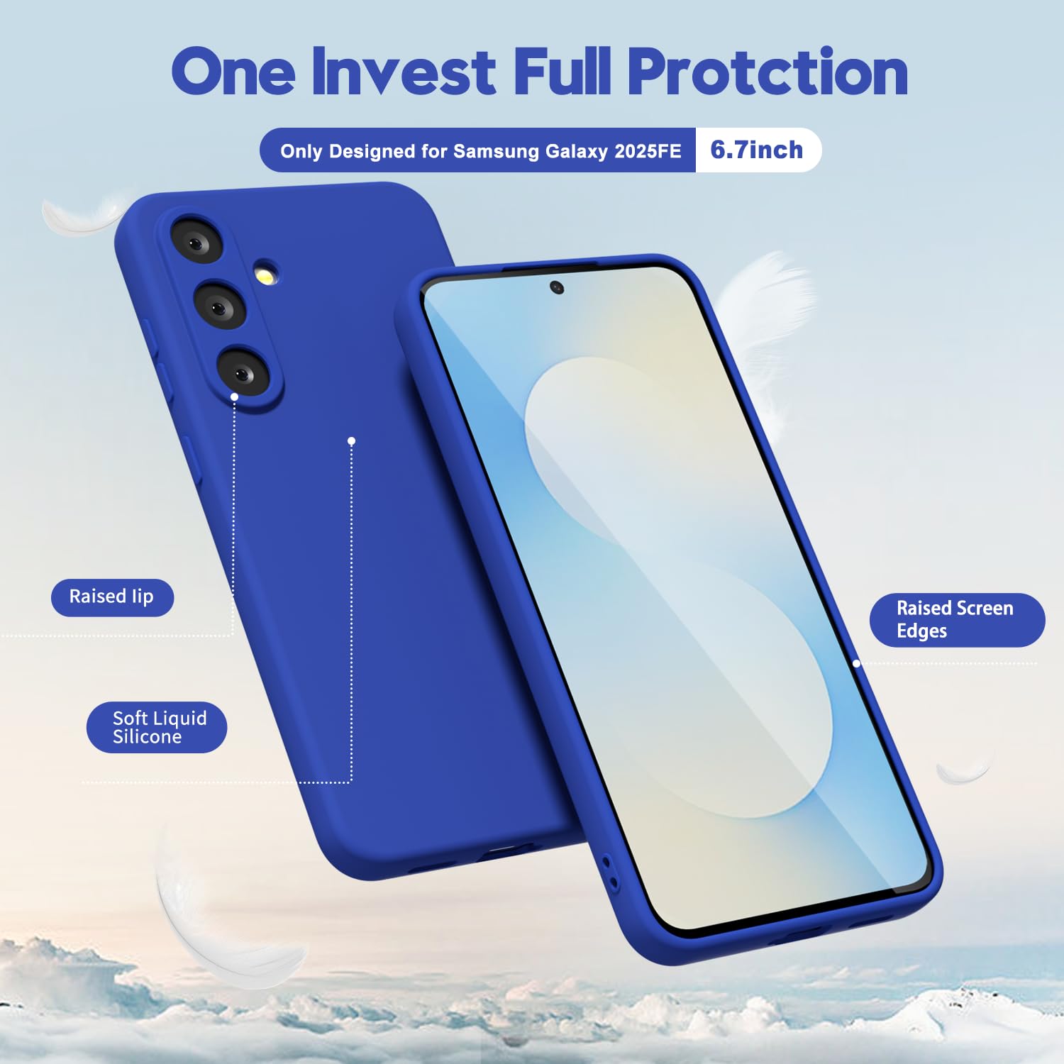 oakxco for Samsung Galaxy S24 Ultra Phone Case Liquid Silicone, Thin Slim Soft Rubber Gel TPU Plain Simple Cover for Women Girl Cute, Matte Solid Color, Brown Khaki Nude — view 802