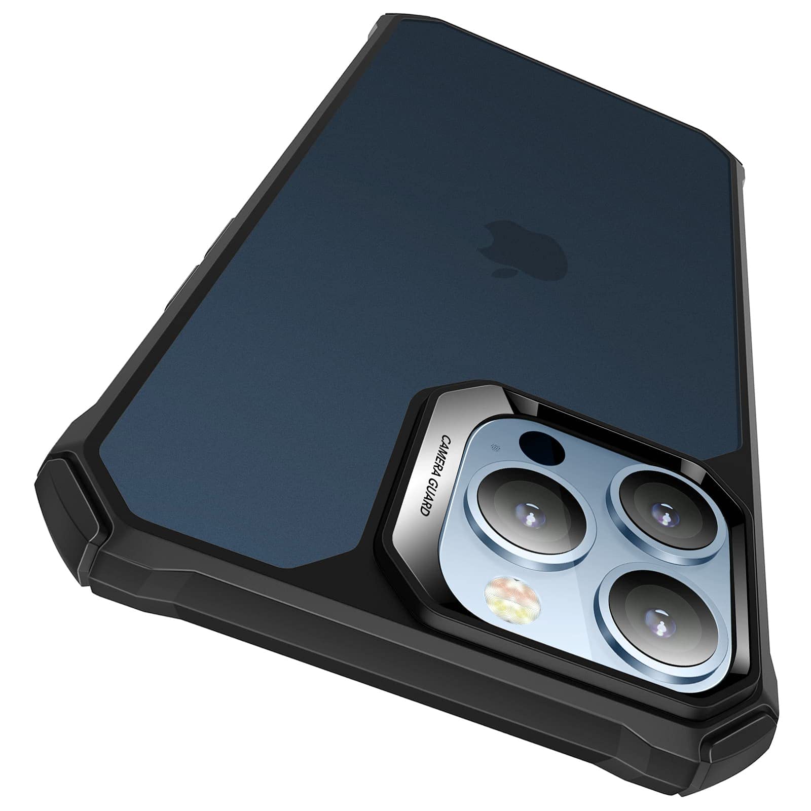 ESR Air Armor Case, Compatible with iPhone 13 Pro Max Case, Military-Grade Drop Protection, Shock-Absorbing Corners, Yellowing-Resistant Hard Back, Scratch Resistant, Frosted Black