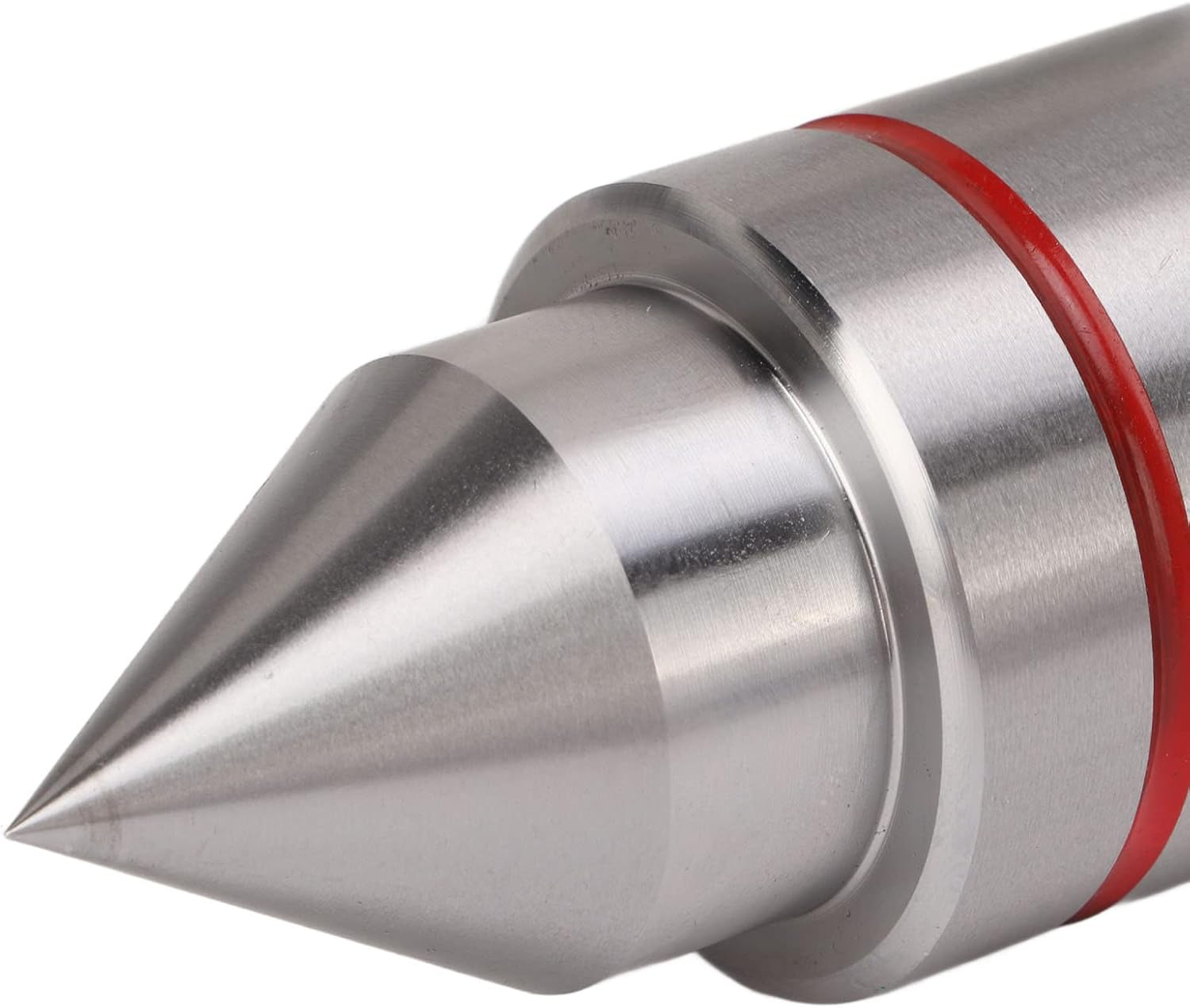 Jeanoko Live Center, High Carbon Steel Deep Grooved Ball Bearing 60 Dgree Taper MT2 Tool for Lathe Tailstock CNC Machining Durable Precision Engineering