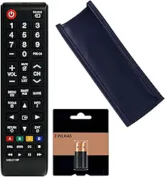 Controle Remoto Compatível Para TV Samsung Smart Hub LCD LED 2K 4K UHD Com Capa Protetora E Pilhas Inclusas Não Precisa Configurar Pronto Para Uso Universal