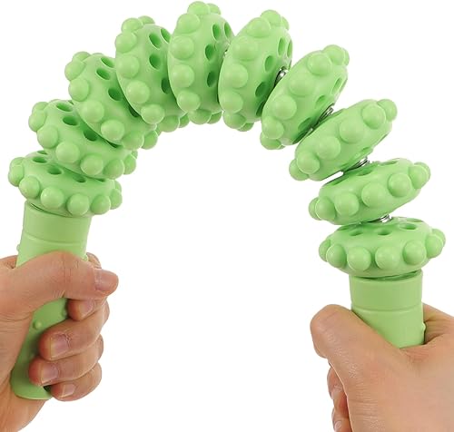 Miniatura 3 de Rodillo de masaje de piernas de mano con ruedas puntiagudas, masajeador muscular ergonómico de pantorrilla para entrenamiento de yoga y deportes,