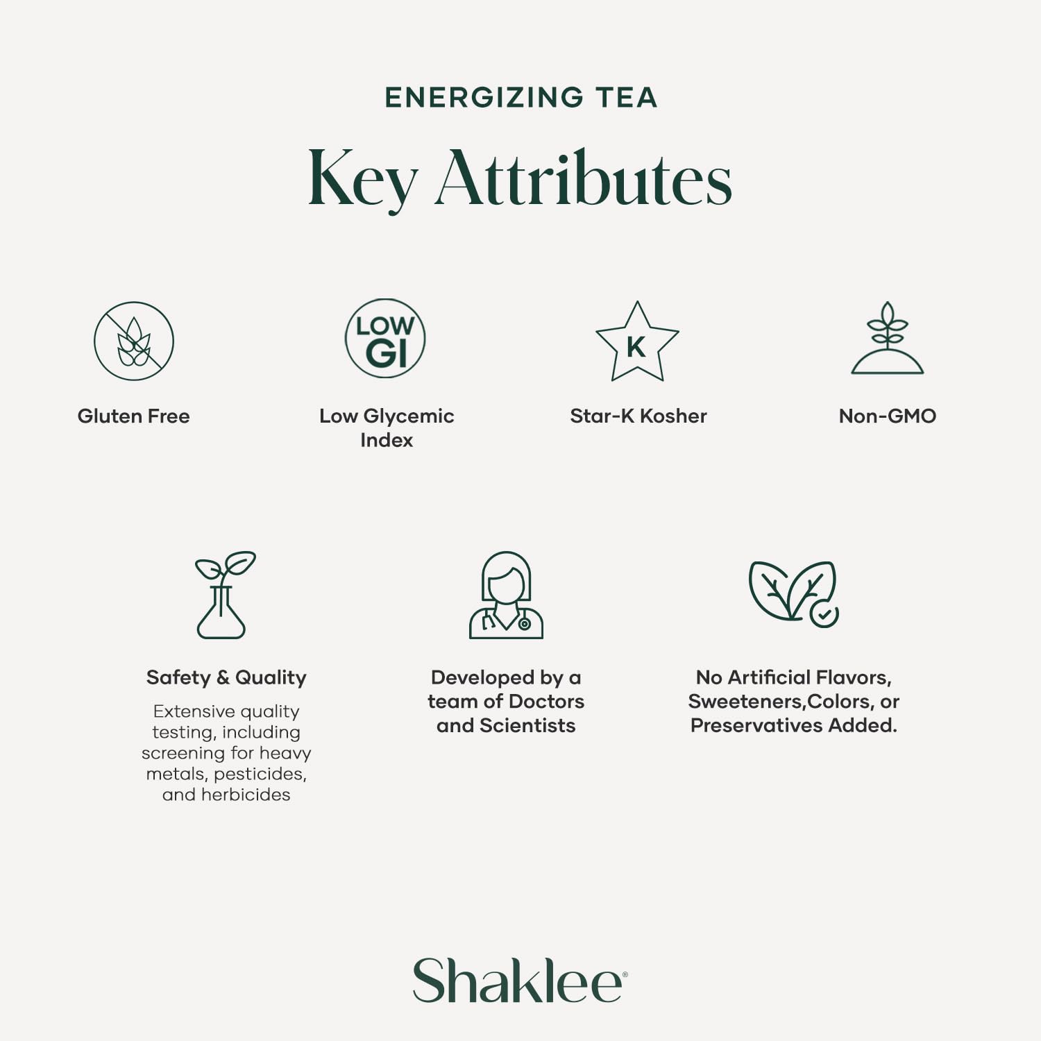Shaklee Energizing Tea Green Matcha Flavor - Antioxidant-Rich Blend of Green Matcha White and Red Teas for Gentle — view 5