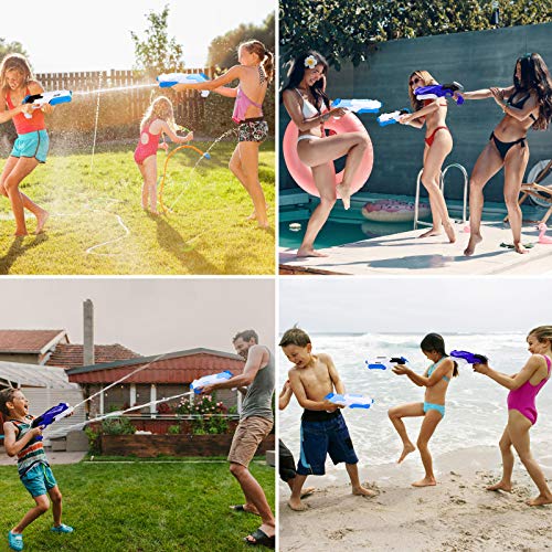 Water Gun for Kids Squirt Gun for Boys 3 Pack Water Soaker Blaster Squirt Gun Fast Trigger Summer Toy for Swimming Pools Party Outdoor Beach Sand Water Fighting Toys - Thumbnail 6