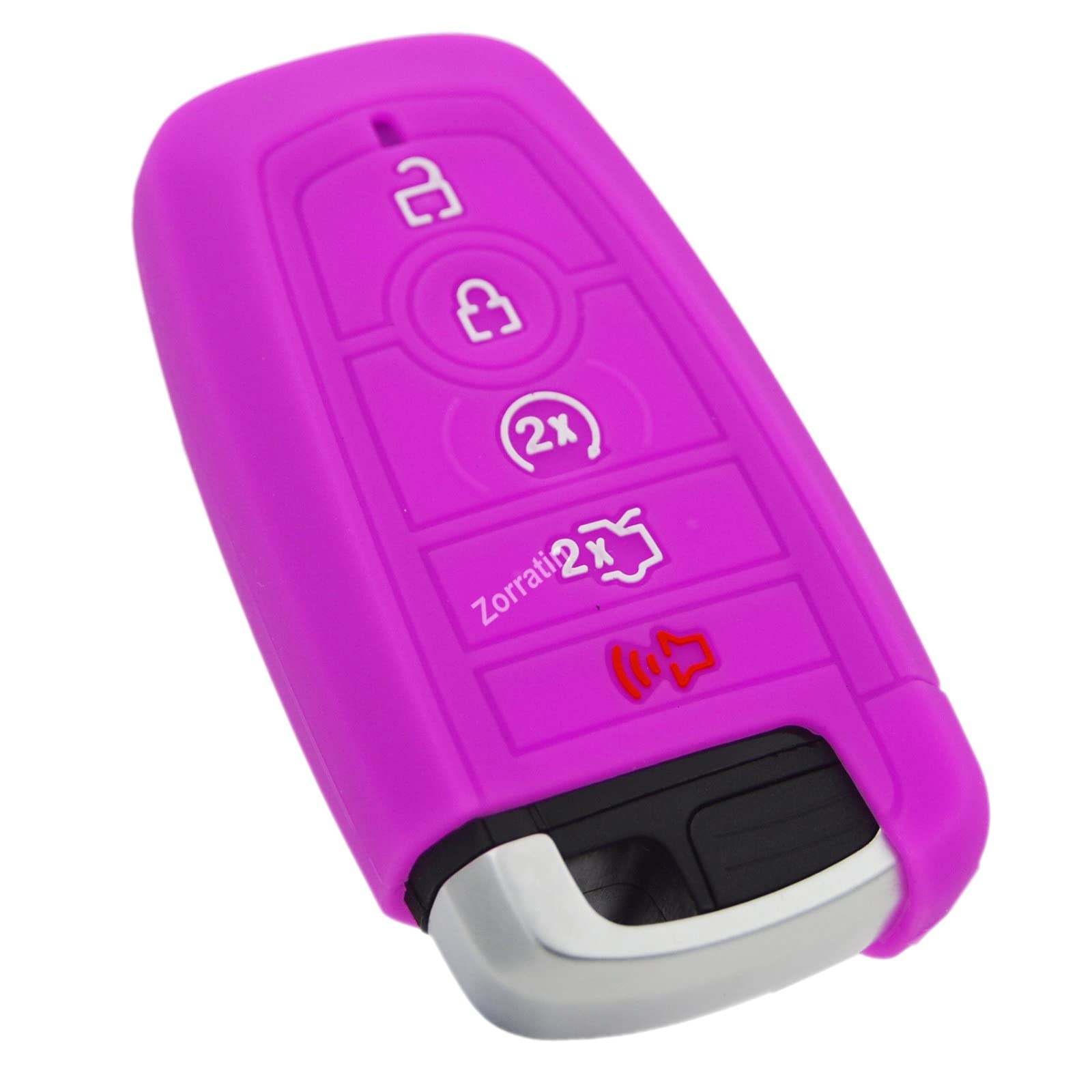 Silicone Key Fob Cover for Ford F150 Mustang Explorer Expedition Escape Edge Bronco Transit Maverick and Lincoln Navigator Nautilus Aviator Corsair