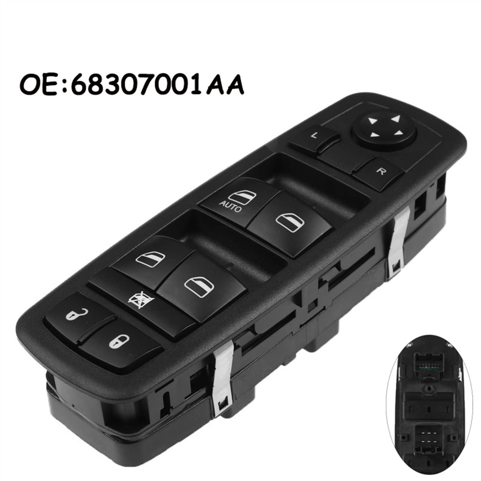 Elektryczny przełącznik szyby kierowcy lewy 68307001AA Akcesoria samochodowe do samochodów 1 szt