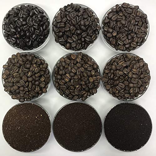 6 Bags – Asian/Indonesian – Combo Bean Box – Roasted To Order Arabica Coffee – Order Today/We Roast Today – Choose Roast Level (Light /Blonde /Medium /Med-Dark /Dark /Italian) (Whole Bean/Ground) #TOP2