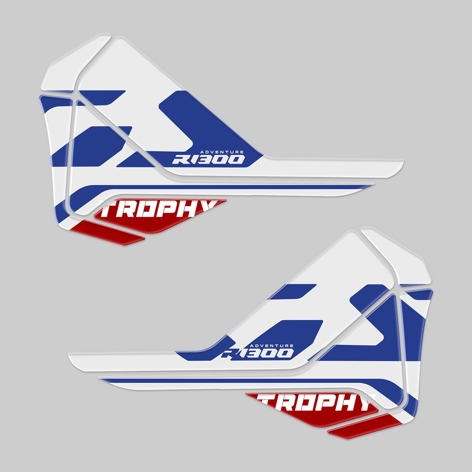 Protectores laterales de depósito de resina 3D compatibles con BMW R 1300 GS ADV FM-1146 (Trophy)